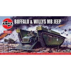 Plastic Kit  Airfix Buffalo Willys MB Jeep