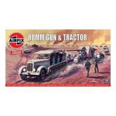  Airifx 1/76 88mm Gun & Tractor A02303V