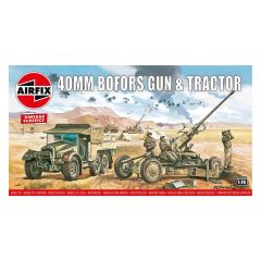 Airfix 1/76 Bofos 40mm Gun and Tractor Kit A02314V