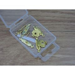 32mm BRASS PLATED CLASPS