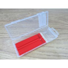  20 Piece Dispenser Box Fine Red Bendable Micro Applicators 
