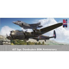 Airfix 1/72 617 Sqn. Dambusters 80th Anniversary set includes paints/brushes/adhesive