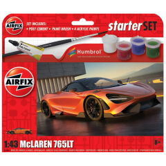 Airfix 1/43 McLaren 765LT Starter Set A55006