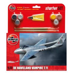 Airfix 1/72 De Havilland Vampire Starter Set A55204 