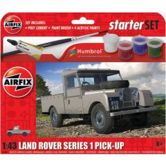 Airfix 1/43 Land Rover Series 1 Pick Up Starter Set 55012