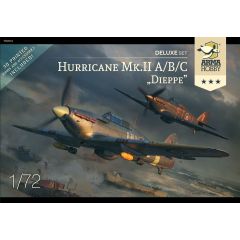 ARMA HOBBY 1/72 Double Kit Hurricane Mk II A/B/C “Dieppe” Deluxe Set AH70054