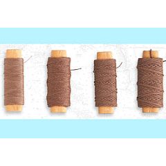 COTTON THREAD -BROWN- 