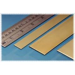 Brass Strip 1/4in x 0.032in (4 pieces)