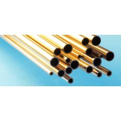 Brass Tube 1.0 x 0.25 mm (2 pieces)1m lengths