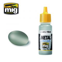 Ammo Mig Jimenez Acrylic Metal 17ml Paint MATT ALUMINUM