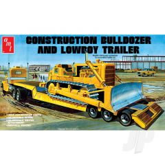 Lowboy Trailer & Bulldozer Combo