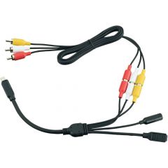 GoPro HERO3 Combo Cable (Video Output  3.5mm mic input  USB) ANCBL-301