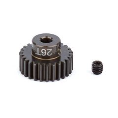 ASSOCIATED FACTORY TEAM ALUM. PINION GEAR 26T 48DP 1/8 of an Inch SHAFT