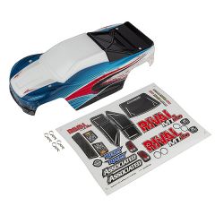 TEAM ASSOCIATED RIVAL MT10PAINTED BODYSHELL RED/BLUE
