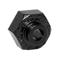 AXIAL ALUMINUM HEX HUB 12MM BLACK (4)