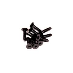 AXIAL HEX SOCKET TAPPING FLAT HEAD M2.6X10MM BLK(10)