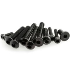 AXIAL HEX TAP BUTTON HEAD M3X18MM BLACK (10)