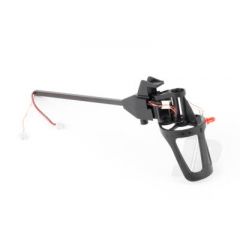 Motor Mount/Landing Skid and Boom Assembly Left Rear with Red LED: Ethos QX130