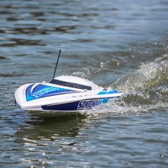 Proboat Sonicwake 36 Inch Self-Righting Brushless Deep-V RTR - White