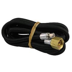 6ft.Braided hose Female 1/4Inch  Fitting on One End with Integrated Propel Regulator Fitting for Compressor and Propel Regulator (no longer needs 50-023).