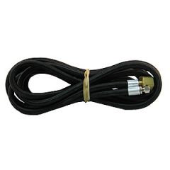 10ft.Braided hose Female 1/4Inch  Fitting on One End with Integrated Propel Regulator Fitting for Compressor and Propel Regulator (no longer needs 50-023).