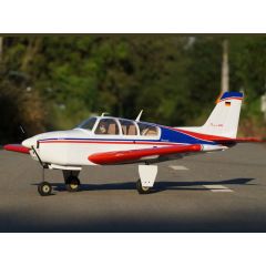 VQ Beechcraft Bonanza 62.2 Inch (EP/GP) ARF (White/Red/Blue)