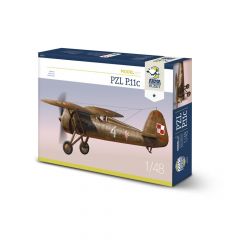 Arma Hobby 1/72 PZL P.11c with PE parts and decals by Techmod 40002