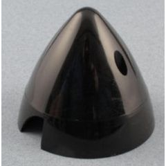 Black Plastic 2 piece 3inch Spinner
