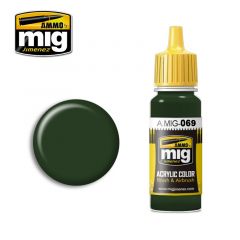 Ammo Mig Jimenez Acrylic 17ml Paint BLUE GREEN