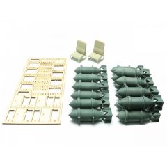 VQ Model Bombs (12 pcs.) and seats (2 pcs.) B24 Liberator