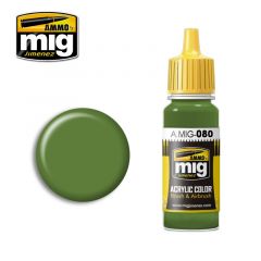 Ammo Mig Jimenez Acrylic 17ml Paint BRIGHT GREEN AMT-4