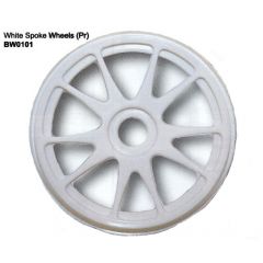 PRP White 10 Spoke Wheel (Pr)