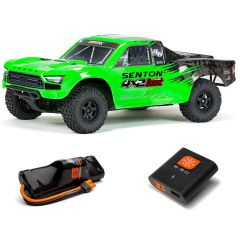 Arrma Senton Boost 4X2 550 Mega 1/10 2WD SC - Green with Battery and Charger 
