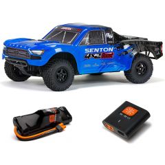 Arrma Senton Boost 4X2 550 Mega 1/10 2WD SC - Blue with Battery and Charger 