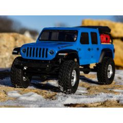 Axial /24 SCX24 Jeep JT Gladiator 4WD Rock Crawler Brushed Ready to Run - BLUE