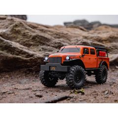 AXIAL1/24 SCX24 Dodge Power Wagon 4WD Rock Crawler RTR - Orange - FOR PRE ORDER ONLY - EXPECTED MID OCTOBER
