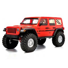 1/10 SCX10III Jeep JLU Wrangler with Portals RTR Orange