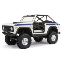 1/10 SCX10III Early Ford Bronco 4WD RTR White