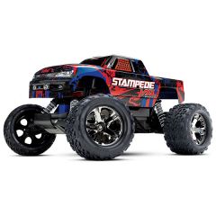 Stampede VXL Brushless 2WD TSM (TQi/No Batt or Chg) - Red