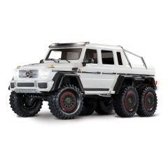 TRX-4 6x6 Mercedes G63 White (XL-5HV  TQi  LED Lights) (NoBa