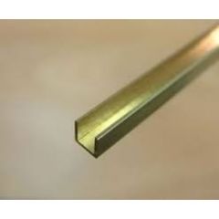 Brass C Channel 1mm x 3.0m x 305mm 1 piece