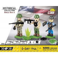 COBI  US ARMY D-Day 1944 Figures 2048