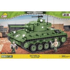 COBI  M24 CHAFFEE 588 PCS HC WWII  2543