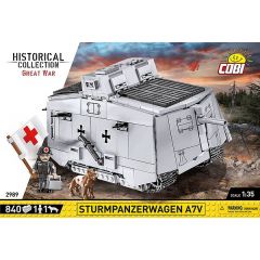 COBI  STURMPANZERWAGEN A7V 833 PCS HC GREAT WAR  2989