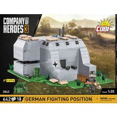 COBI  GERMAN FIGHTING POSITION 650 PCS COH 3  3043