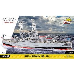 COBI  USS ARIZONA (BB-39) 2050 PCS HC WII  4843