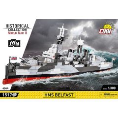 COBI  HMS BELFAST IWM 1515 PCS HC WWII  4844