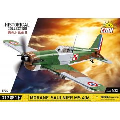 COBI  MORANE-SAULNIER MS.406 317 PCS HC WWII  5724