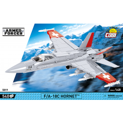 COBI ARMED FORCES   F/A-18C Hornet Swiss Air Force Kit 5819