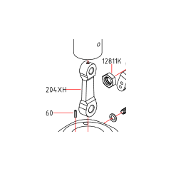 12204K SC12-15 Conrod CNC